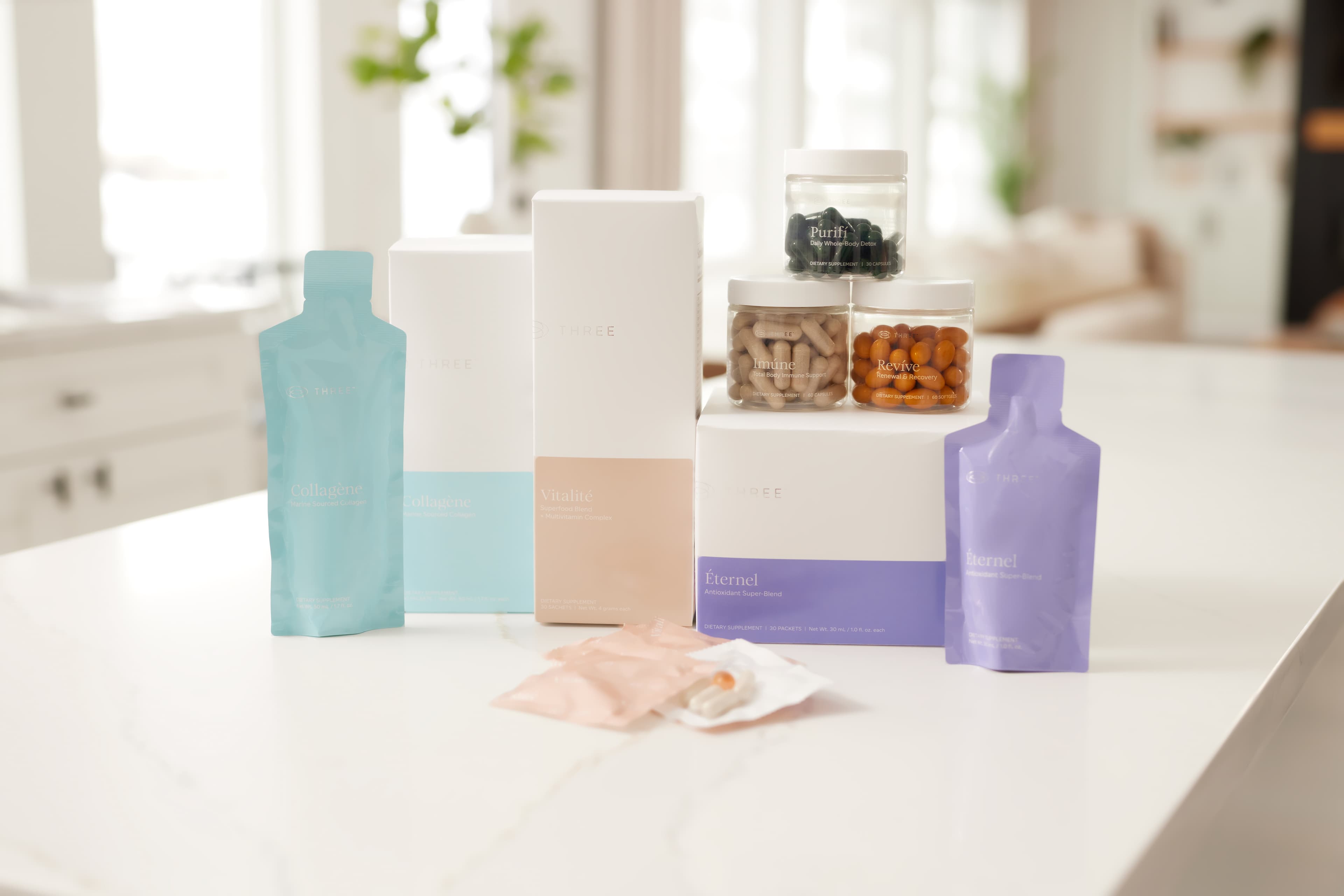 Sunlight streaming through the trees — three.store wellness marketplace